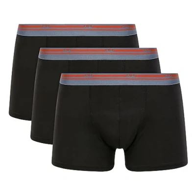 Imagen de Dim Pack Bóxers estilo clásico Cotton Stretch Confort Hombre x3 Negro 3