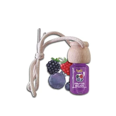 Imagen de Bali fragancias Ambientador de coche FRUTOS ROJOS 6 ml 0% alcohol, absorbe el mal olor tu vehículo