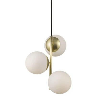 Imagen de Nordlux Lilly lámpara colgante 3x40 W blanco oro 48603035