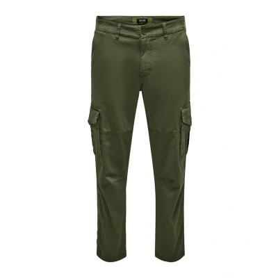 Imagen de Only &amp; Sons Onsdean LIFE TAP Pantalones cargo, Hombre, Talla: 31x34, Olive night