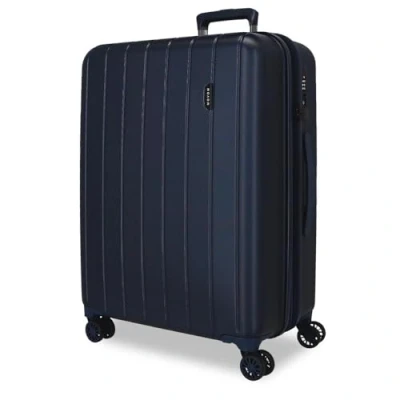 Imagen de Movom Wood Maleta mediana Azul 44,50x65x27,5 cms Rígida ABS Cierre TSA 68L 3,8Kgs 4 Ruedas Dobles Extensible