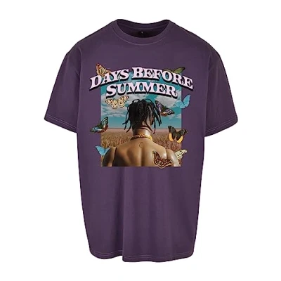 Imagen de Upscale by Mister Tee Unisex DAYS Before Summer Camiseta estampada, Hombre, Talla: Small, Purplenight