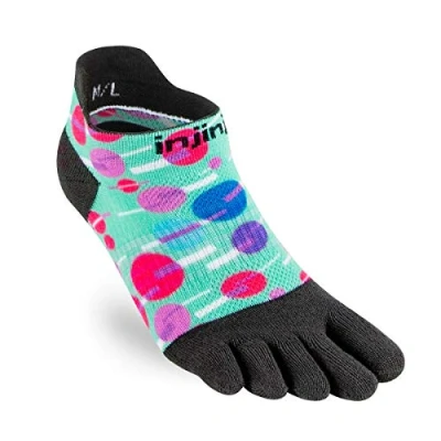 Imagen de Injinji Run Lightweight No Show Teensokken Spectrum Lavender Dames