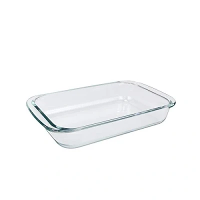 Imagen de plato para hornear de vidrio horno, horno cristal, rectangular, lasaña, cristal tostador, cazuela oblongo, 1.5L