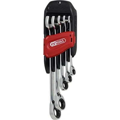 Imagen de KS TOOLS 503.4955 Juego de llaves poligonales y boca trinquete 72 19, 8 Acero cromo vanadio