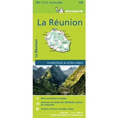 Imagen de La Réunion (carta 11139): Map (Carte zoom)