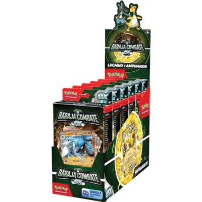 Imagen de Bandai Juego de Cartas Pokémon TCG: Ex Battle Deck Ampharos PC50361 Multicolor Que comience la Batalla Coleccionable para los Amantes del Anime Versión en Español