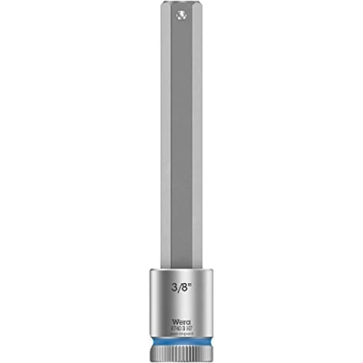 Imagen de WERA 05003094001 8740 B HF Hex Plus 3/8&quot; x 100,5 mm Vaso de punta Zyklop con función retención