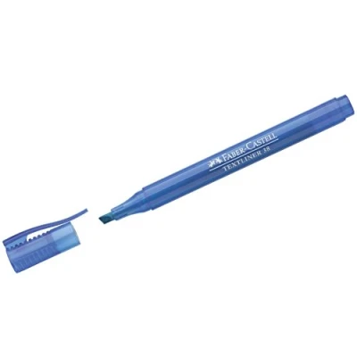 Imagen de Faber Castell Lot de 3 Surligneurs &quot;TEXTLINER 38&quot; bleu
