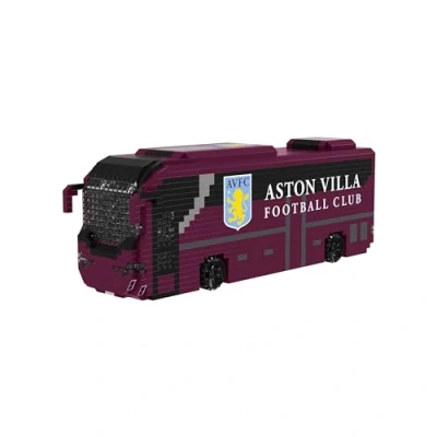 Imagen de FOCO Licencia oficial Aston Villa FC BRXLZ Piedras 3D Fútbol Autocar Kit de construcción