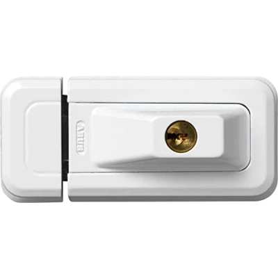 Imagen de Abus 3010 al0125 serratura per finestre, sistema di sicurezza finestre e porte con chiave maestra, livello sicurezza: 6, 31761, bianco
