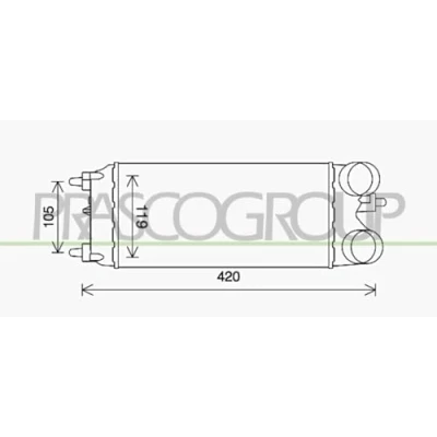 Imagen de PRASCO FD602N001 Intercooler FORD: Transit Courier Furgón, Tourneo Courier, Ecosport Mk2