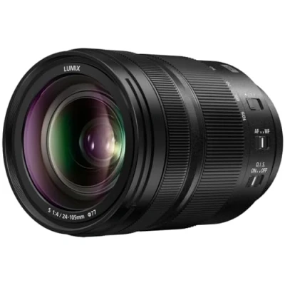 Imagen de Panasonic LUMIX S PRO R24105E Objetivo (24 105 mm, F4.0, macro, O.I.S, filtro de 77 resistente a salpicaduras agua y protección contra el frío) negro