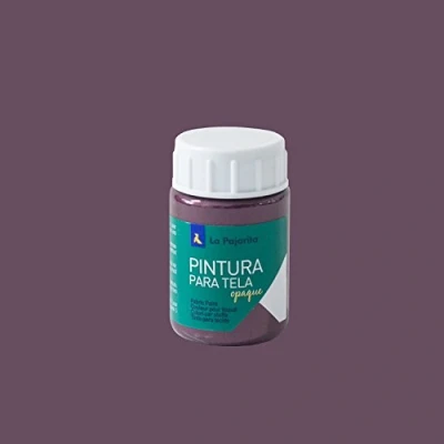 Imagen de Pintura para tela Opaque Metalizada Tom 08 Ciruela 35ML La Pajarita, de aplicación directa sobre