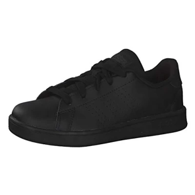 Imagen de adidas Advantage Lifestyle Court Two Hook and Loop Shoes, Zapatillas de Tenis Unisex niños, Core Black/Core Black/Grey Six, 19 EU