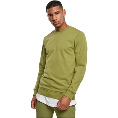 Imagen de Urban Classics Sweatshirt Basic Terry Crew Pullover, Suéter, Hombre, Verde (New Olive), L