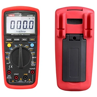 Imagen de UNI T UT139C CAT III 600V UT139 Series True RMS Digital Multimeter with Frequency,NCV,Resistance, Voltage,Temperature measurement,Red/Grey