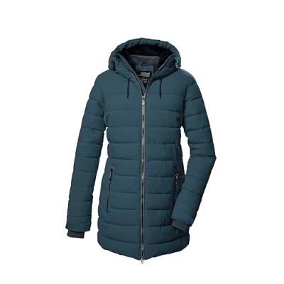 Imagen de killtec Mujer Parka/parka acolchada con capucha KOW 55 WMN QLTD PRK, hellpetrol, 42, 41809 000