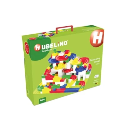 Imagen de Hubelino Baukasten Maxi (213 teilig) Circuito de Bolas, Color Compatible, (420572)