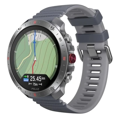 Imagen de Polar Outdoor Multisport Watch Premium Grit X2 Pro: un smartwatch Robusto con GPS, Funciones de navegación avanzadas, Registro Actividad, tecnología biosensores y Entrenamiento FC.