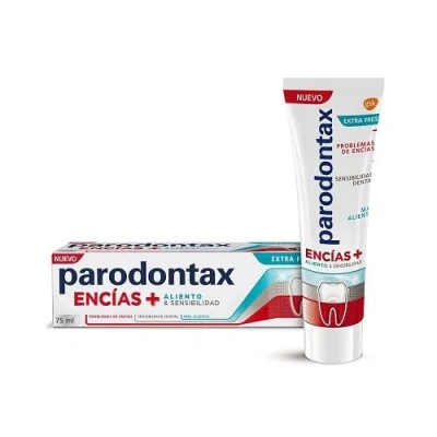 Imagen de Parodontax Encias + Aliento &amp; Sensibilidad Blanqueante 1 Tubo 75 Ml