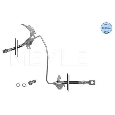 Imagen de MEYLE 614 525 0011 Latiguillos de Freno derecha, Eje trasero 760 M10x1 OPEL: Astra G Berlina, H Hatchback, CC