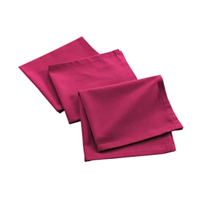 Imagen de Douceur d&#039;Intérieur Mistral Servilletas de Mesa, 40 x cm, Color Fucsia