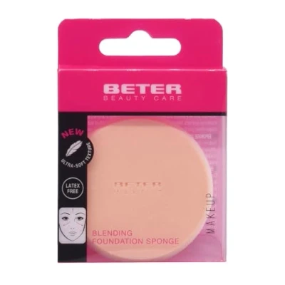 Imagen de Beter Esponja Maquillaje Reutilizable sin Látex, Textura Ultrasuave para Acabado Natural y Uniforme, Con Funda