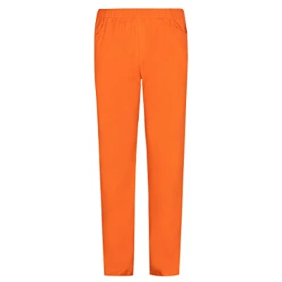 Imagen de MISEMIYA PANTALÓN Sanitarios Unisex Cintura ELÁSTICA Uniforme Laboral MÉDICO Enfermera Limpieza Veterinaria SANIDAD HOSTELERÍA Ref.8312 XS, Naranja