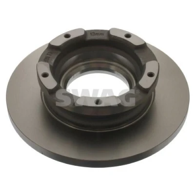 Imagen de SWAG 50 94 0783 Disco de freno Eje trasero 280 16 5 160 macizo revestido con anillo sensor ABS FORD: Transit V363 Furgón, Mk6 Furgón