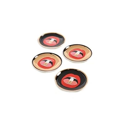 Imagen de Jonathan Adler 21967 Posavasos de dosis Completa, Porcelana, Multicolor