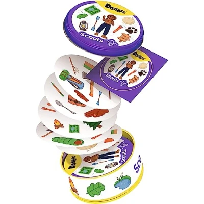 Imagen de Dobble Scouts Card Game Ages 6+ 2 8 Players 15 Minutes Playing Time