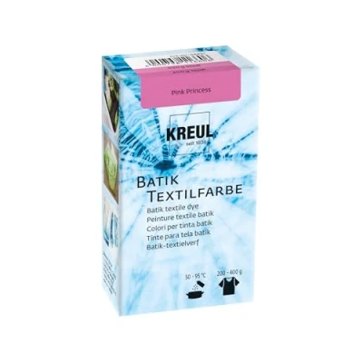 Imagen de KREUL 98527 Tinte Pink Princess, 70 g, Polvo de Color para Batik y teñido Textiles, Standard