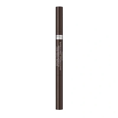 Imagen de Rimmel London. Brow This Way Fill &amp; Sculpt. Lápiz de Cejas. Tono 03 Dark Bown 0.25 gr