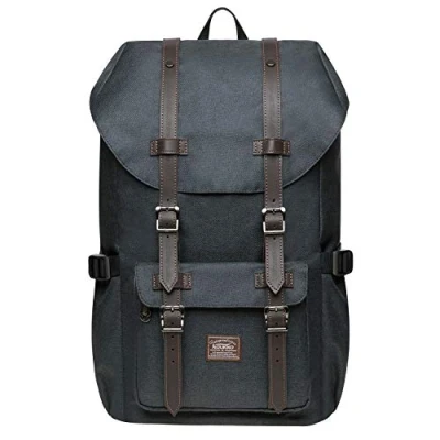 Imagen de KAUKKO Mochila Tipo Casual de Hombre y Mujer para Portátil Escuela, Viajes o Senderismo Mini tamaño (Gris 1023)