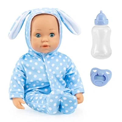 Imagen de Bayer Design 93822AD Muñeco Anna con Sonidos, muñecas interactivas, Habla, blandita, Chupete, biberón, 38 cm