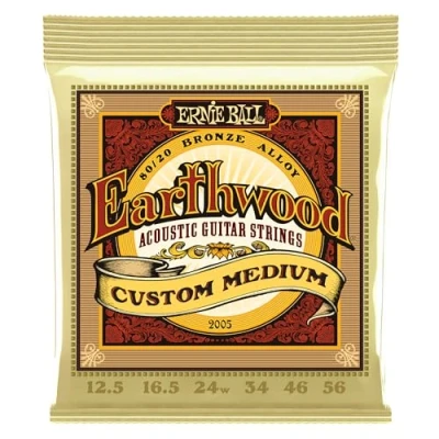 Imagen de Ernie Ball Tangas de guitarra acústicas, Custom Medium