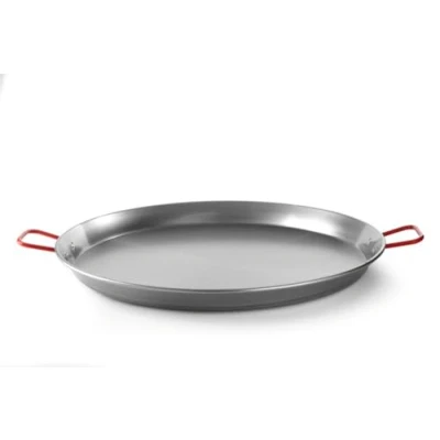 Imagen de HENDI Paellera, sartén para paellas, parilladas, freír, sólo apta cocinas de gas, asas grandes con aislamiento térmico, no lavavajillas ni microondas, ø800x(h)50 mm,chapa acero