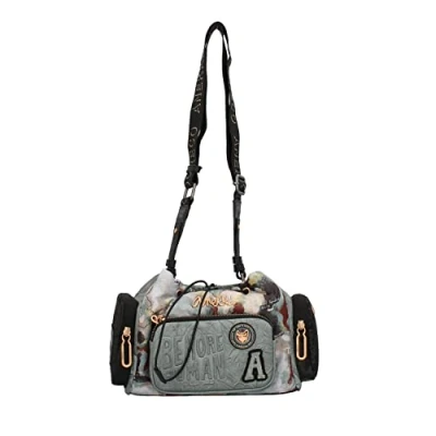 Imagen de Anekke Bolso de Mujer Bandolera Mediana Bolsa Hombro Polipiel con 1 Asa y Cierre Cremallera Maleta Mano Colección Voice Nature Woods Accesorios Complementos 26 x 20 11 cm