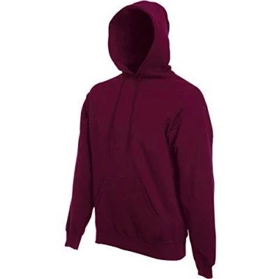Imagen de Fruit of the Loom SS026M, Sudadera con capucha y cremallera Para Hombre, Rojo (41 burgund), XX Large