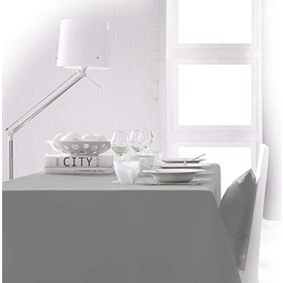 Imagen de TODAY Mantel 140/200 Gris Claro, Poliéster, Individual, 140x200x1 cm