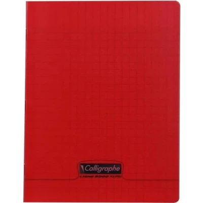 Imagen de Clairefontaine 18103 C 17 x 22 cm Seyes Rayado grapas Bound Notebook con 24 hojas, color rojo