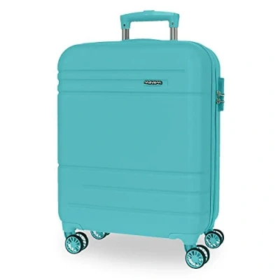 Imagen de Movom Galaxy Maleta de cabina Turquesa 40x55x20 cms Rígida ABS Cierre combinación lateral 37L 3,08 kgs 4 Ruedas dobles Equipaje Mano