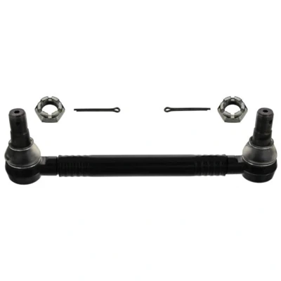 Imagen de febi BILSTEIN 46043 Barra de dirección eje delantero, a 1.o palanca intermedia con tuerca almenada rebajada Plus
