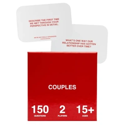Imagen de Couples Edition de We&#039;re Not Really Strangers Un juego cartas conversacional para adultos que las parejas fortalezcan su relación 150 preguntas y comodines una cita nocturna con tu pareja