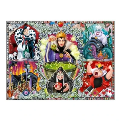 Imagen de Ravensburger Puzzle: Las Villanas Disney, Puzzle 1000 Piezas, Puzzles para Adultos, Piezas Pegamento Enmarcar puzzles, Rompecabezas 70x50
