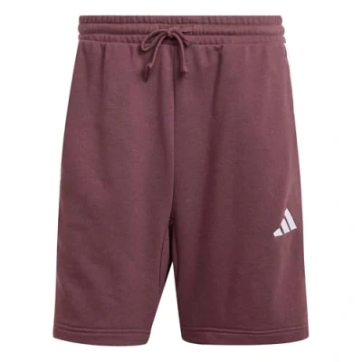 Imagen de adidas Sportswear Essential Three Stripes Short Pantalón corto de deporte, Hombre, Talla: Small, Aurora ruby/white