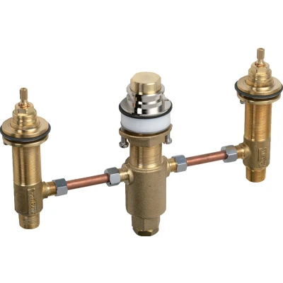 Imagen de Hansgrohe 13233180 Set básico para grifería de 3 Agujeros Borde bañera, Marrón