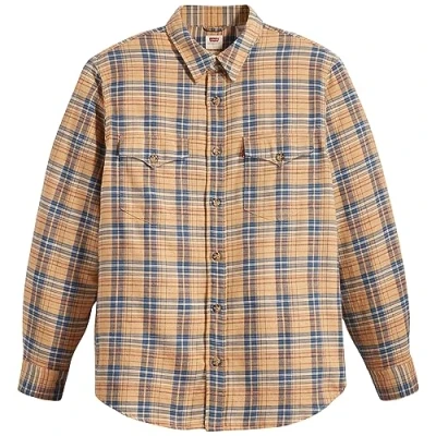 Imagen de Levi&#039;s Relaxed Fit Western Camisa Hombre, Krishan Plaid Lark, M