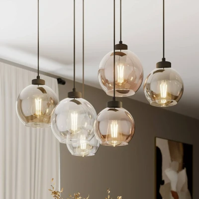 Imagen de TK Lighting 2164 Lámpara colgante CUBUS 6xE27/60W/230V